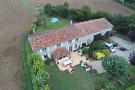 €249950 - Delightful 4 Bedroom Stone Property With An Attached Barn. Country Views And Mature Enclosed Gardens