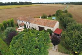 €249950 - Delightful 4 Bedroom Stone Property With An Attached Barn. Country Views And Mature Enclosed Gardens