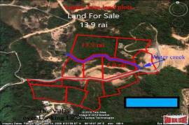 Sea View Land 13.9 Rai For Sale in Layan