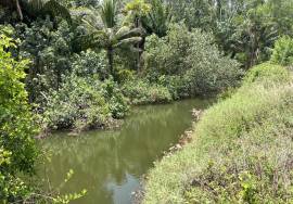 1.5 Rai Next to Canal with Mountain View Land for Sale Near Natai Beach, Phangnga