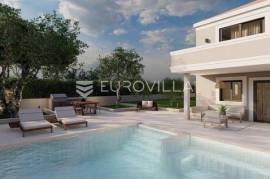 Zadar, Diklo luxury villa first row to the sea with a pool and olive grove, total area 246 m².