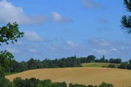 Country house with outbuildings, lovely location, views, garden