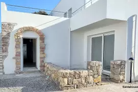 Seaside block of housing units in Carloforte, Sard