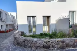 Seaside block of housing units in Carloforte, Sard