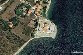 Seaside block of housing units in Carloforte, Sard