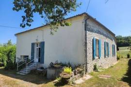 Maison de caractère en pierre à vendre - 5 pièces - Proche de Monflanquin (Lot-et-Garonne)