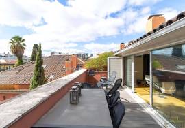 Top floor of a Palaccio with a superb terrace and open views to the south-west.