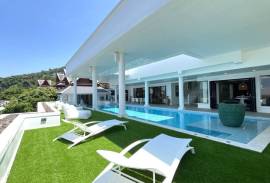 Magnificent 5-Bedroom Villa with Spectacular Sea Views for Sale in Choeng Thale, Phuket