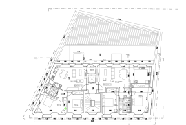 Apartment in the city center type T-2 on the 1st left with balcony.