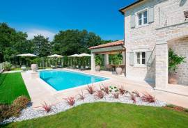 New stone villa with pool for sale