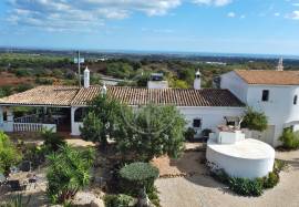 Beautiful farmhouse in Estoi with guest annex, pool, garage & sea view