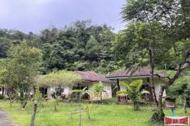 Small Resort for Sale Near Stream and Popular Rafting Area in Phang Nga