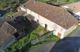 €70000 - Set of 2 Houses For Sale Near Lizant with Garden and Outbuildings