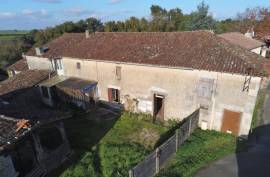 €70000 - Set of 2 Houses For Sale Near Lizant with Garden and Outbuildings