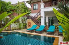 Large Two Storey Three Bedroom Home with Beautiful Blue Tiled Pool in Ao Nang