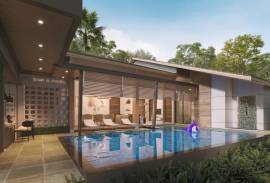 The new Three-bedrooms luxury modern-style pool villa is for sale in Aonang, Krabi