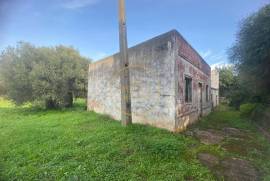 Beautiful mixed and flat land of 10699 m2, located on the edge of a river with a ruin of 124 m2, carrying ancient charm, consisting of 4 rooms, along with annexes and a well.